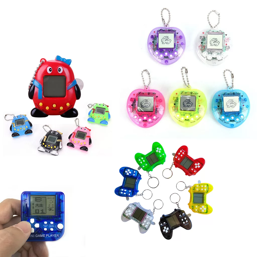 RGEAR Tamagotchi Electronic Qpet 168 in 1 game toys nostalgia kids and adult nostalgic pet brick animal original