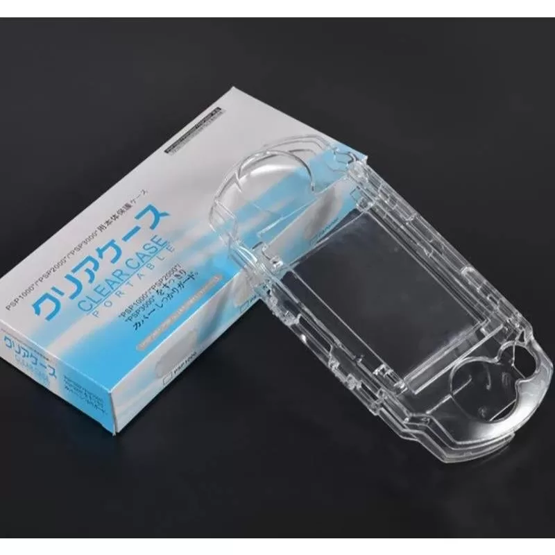 Clear Housing For PSP 1000 Transparent Hard Carry Cover Case Snap-in Crystal Protector Case Molds For PSP1000 Game