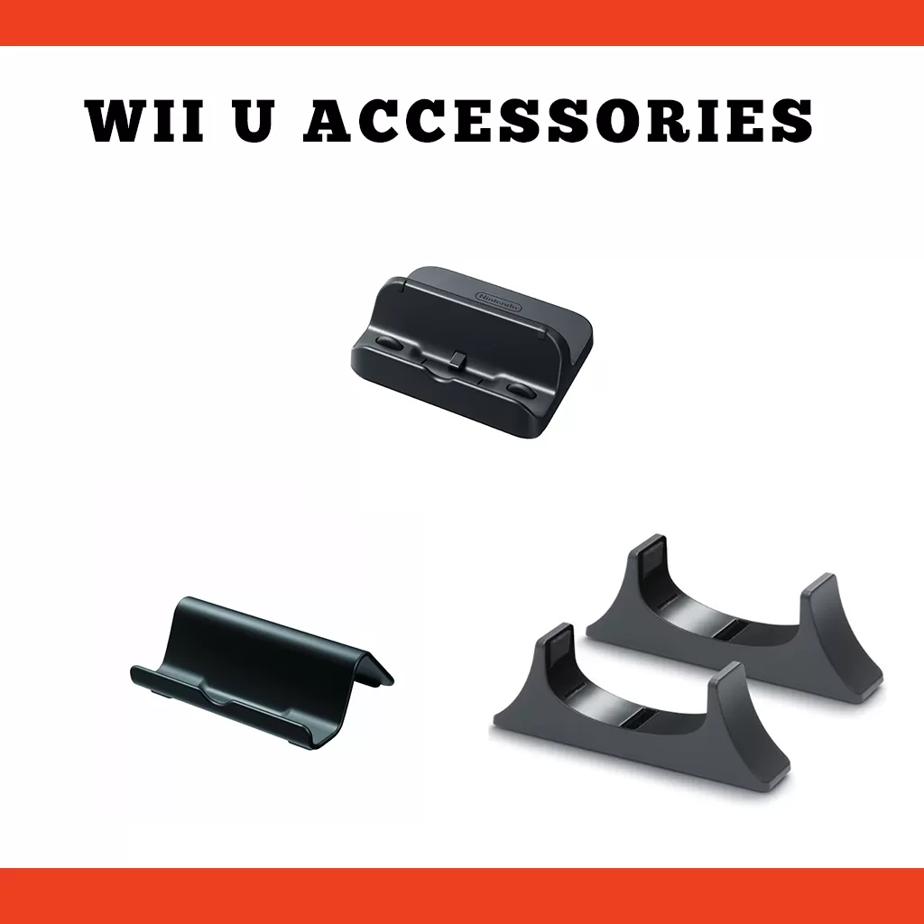 Wii u Original Accessories console dock gamepad charger stand and others