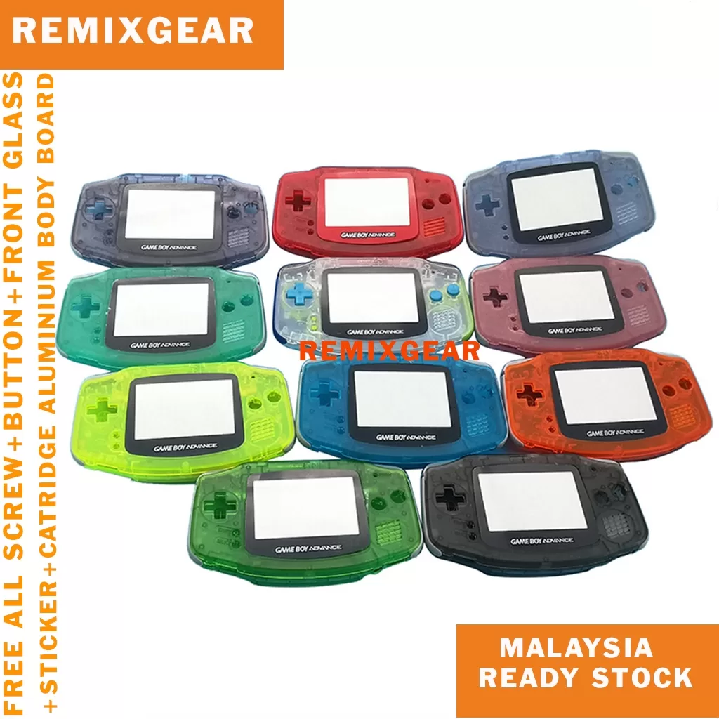 High Quality Replacement Housing Case Cover Shell for Gameboy ADVANCE GBA With Free Kits