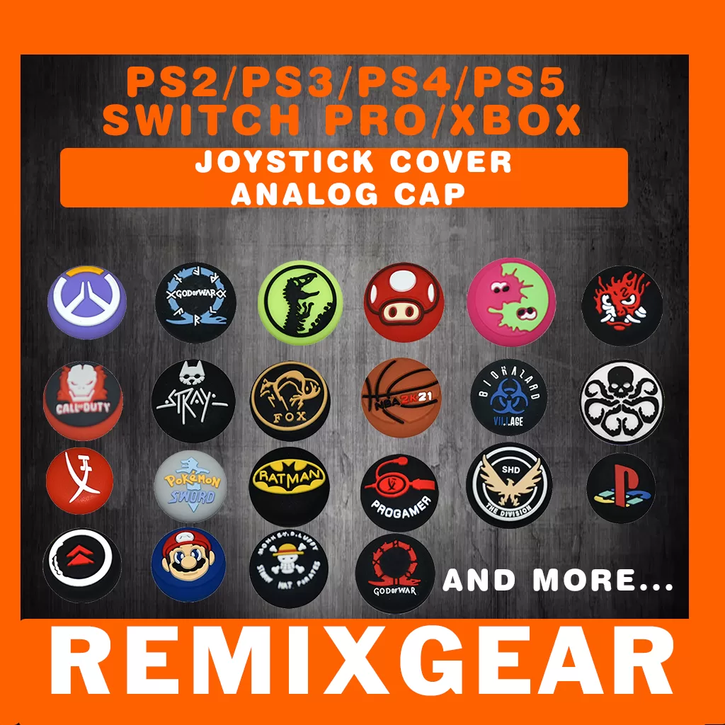PS5/PS4/XBOX/SWITCH PRO Controller Joystick Silicon Analog Thumb High Quality Grip Protective Button Cap Case